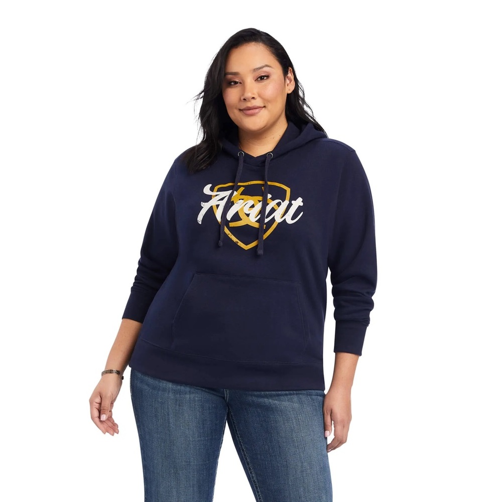 NWT Ariat REAL Shield Logo Hoodie